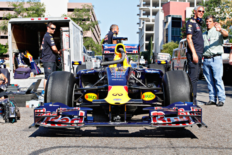 Illustration for article titled Red Bull Austin F1 David Coulthard Texas